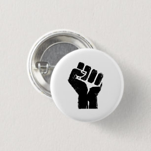 Race Solidarity Ronde Button 3,2 Cm