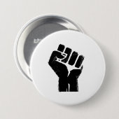 Race Solidarity Ronde Button 7,6 Cm (Voorkant /achterkant)