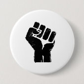 Race Solidarity Ronde Button 7,6 Cm (Voorkant)