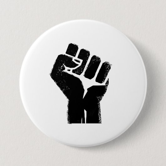 Race Solidarity Ronde Button 7,6 Cm (Voorkant)