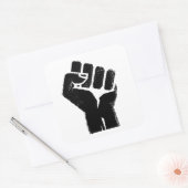 Race Solidarity Vierkante Sticker (Envelop)