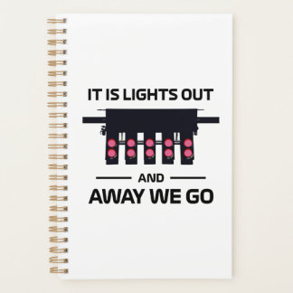 Race tegen races — Gezegde met wielverlichting Planner