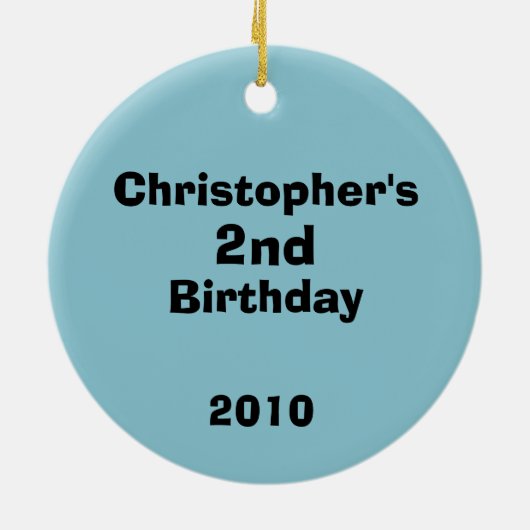 Race Time Fotodecoratie Keramisch Ornament (Achterkant)