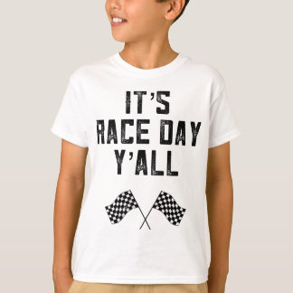 Race Track Checkerking Flag Fast Cars zijn Race Da T-shirt