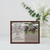 race track ii uitnodiging (Staand voorkant)