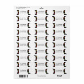 Race Track Race Cars adres Etiket (Full Sheet)