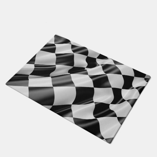 Race Track Vlag Deur Mat (Schuin)