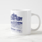 Race van de bemanning met Boathouse Blue Grote Koffiekop (Rechts)