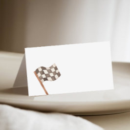 Race Vlag Vul in Buffet Plaatskaartje