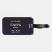 Race Walking Bagagelabel (Achterkant horizontaal)