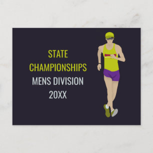 Race Walking Briefkaart