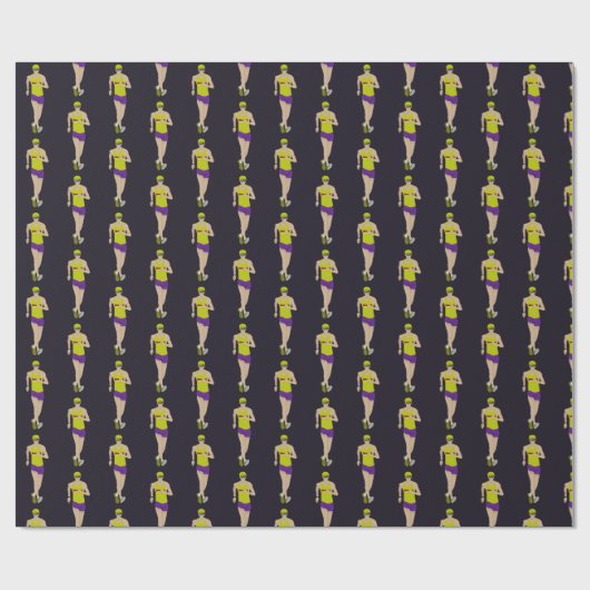 Race Walking Cadeaupapier (Vlak)