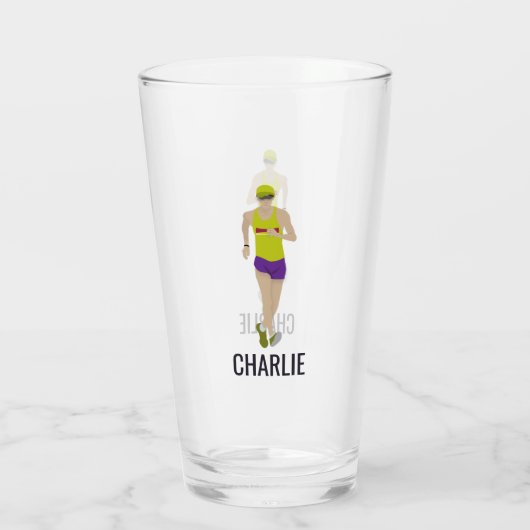 Race Walking Glas (Achterkant)