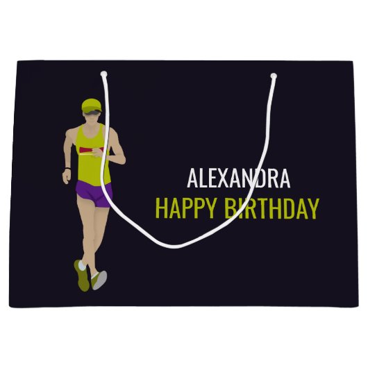 Race Walking Groot Cadeauzakje (Voorkant)