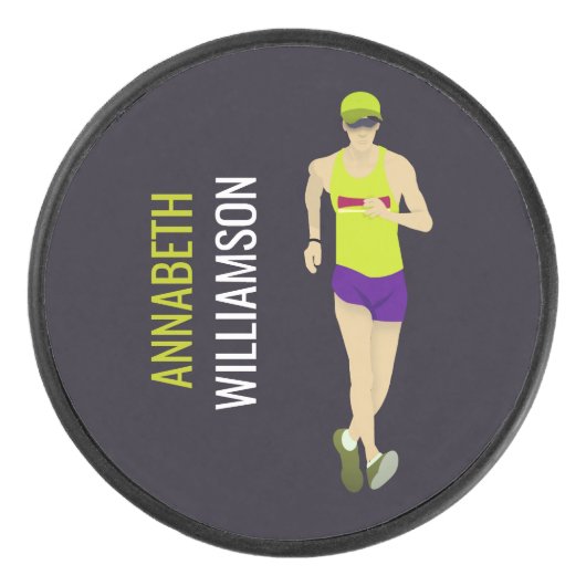 Race Walking Hockey Puck (Voorkant)
