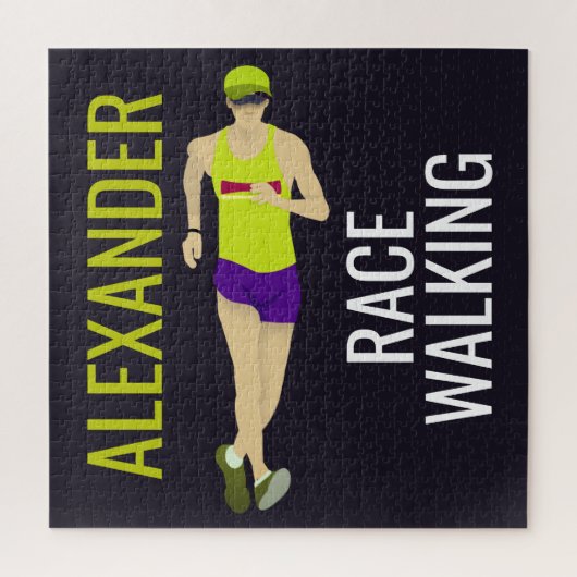 Race Walking Legpuzzel (Verticaal)