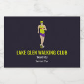 Race Walking Likeurfles Etiket (Enkel label)