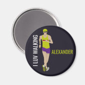 Race Walking Magneet (Voorkant / Achterkant)