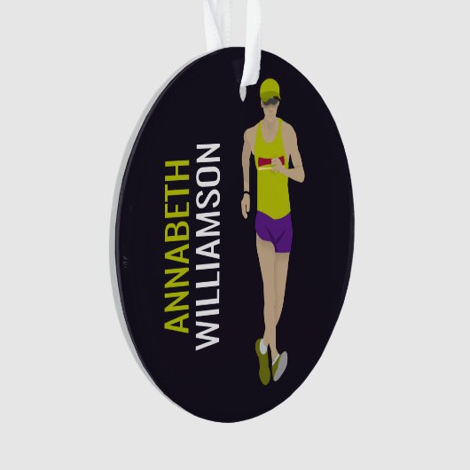 Race Walking Ornament (voorkant)