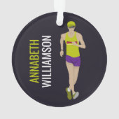 Race Walking Ornament (achterkant)