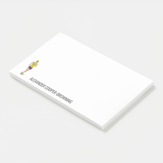 Race Walking Post-it® Notes (Schuin)