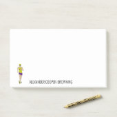 Race Walking Post-it® Notes (Op bureau)
