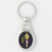 Race Walking Sleutelhanger (Voorkant)