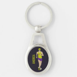 Race Walking Sleutelhanger