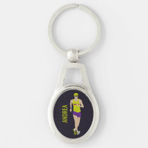 Race Walking Sleutelhanger