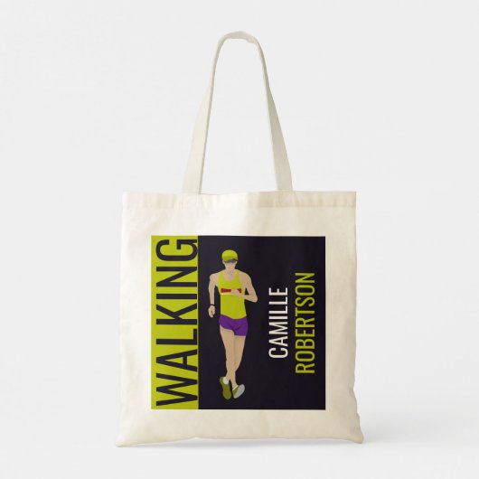 Race Walking Tote Bag (Achterkant)