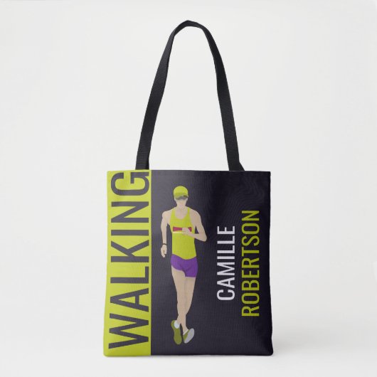 Race Walking Tote Bag (Voorkant)
