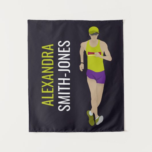 Race Walking Wandkleed (Voorkant)