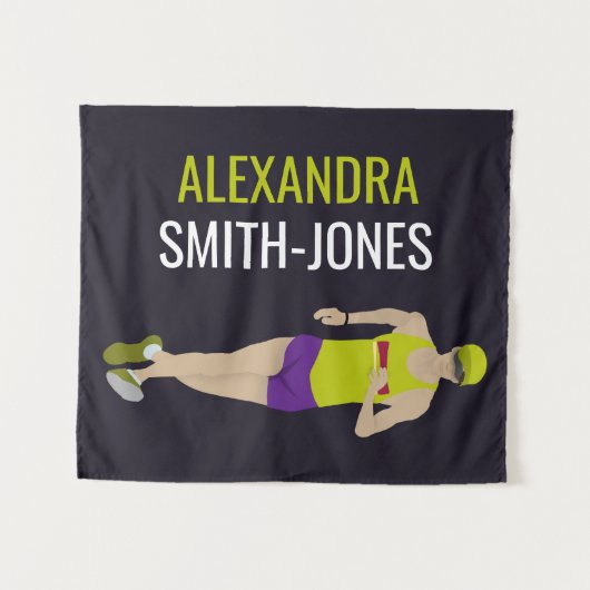 Race Walking Wandkleed (Voorkant (horizontaal))