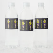 Race Walking Waterfles Etiket (Flessen)