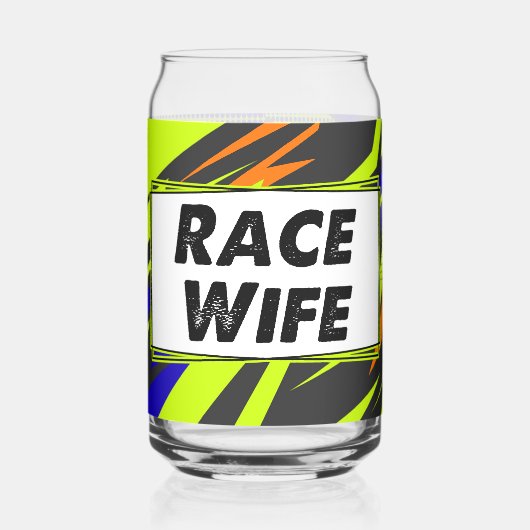 Race Wife Blikvorm Glas (Links)
