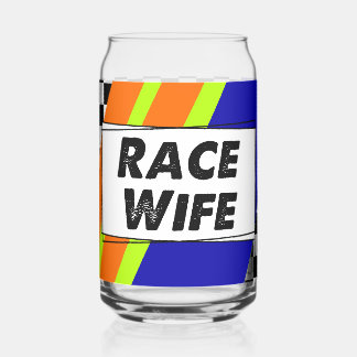 Race Wife Blikvorm Glas