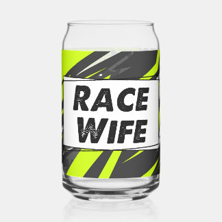Race Wife Blikvorm Glas
