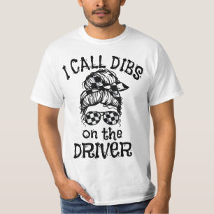Race Wife Racing Stock Car Dirt Track Racing Dibs T-shirt