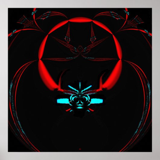 Raceauto 2 van de lucht Poster (Voorkant)