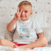 Raceauto 2e verjaardag kinder shirts