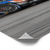 Raceauto #36 Poster (Hoek)