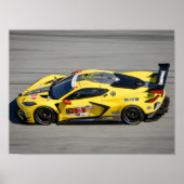 Raceauto #3 poster (Voorkant)