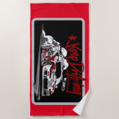 RACEAUTO BLIJVEN DRIJVEN EN SCHRAPEN! STRANDLAKEN (Voorkant)