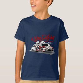 RACEAUTO BLIJVEN DRIJVEN EN SCHRAPEN! T-SHIRT