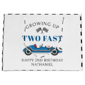  raceauto Gelukkig 2e Verjaardag Groot Cadeauzakje (Voorkant)