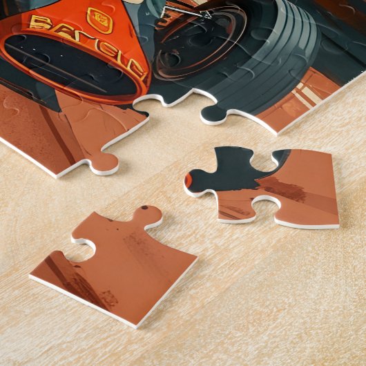  raceauto in Barcelona Legpuzzel (Zijkant)