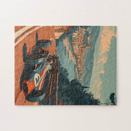  raceauto in Barcelona Legpuzzel (Horizontaal)