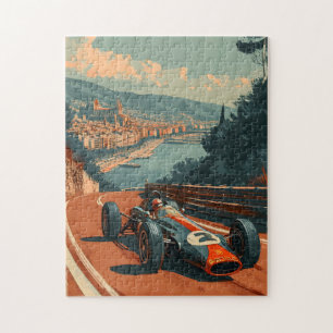 raceauto in Barcelona Legpuzzel