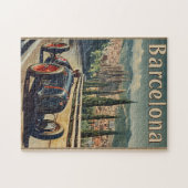 raceauto in Barcelona Legpuzzel (Horizontaal)