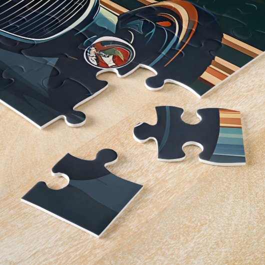  raceauto in Berlijn Legpuzzel (Zijkant)